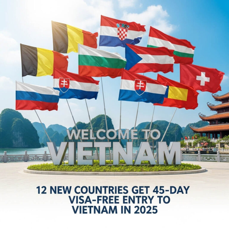 12 New Countries Get 45 Day Visa Free Entry To Vietnam In 2025