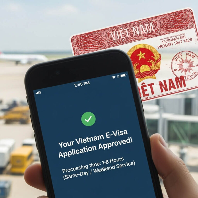 Urgent Vietnam E-Visa: Get Approved in as Fast as 1-8 Hours (Same-Day / Weekend Service)