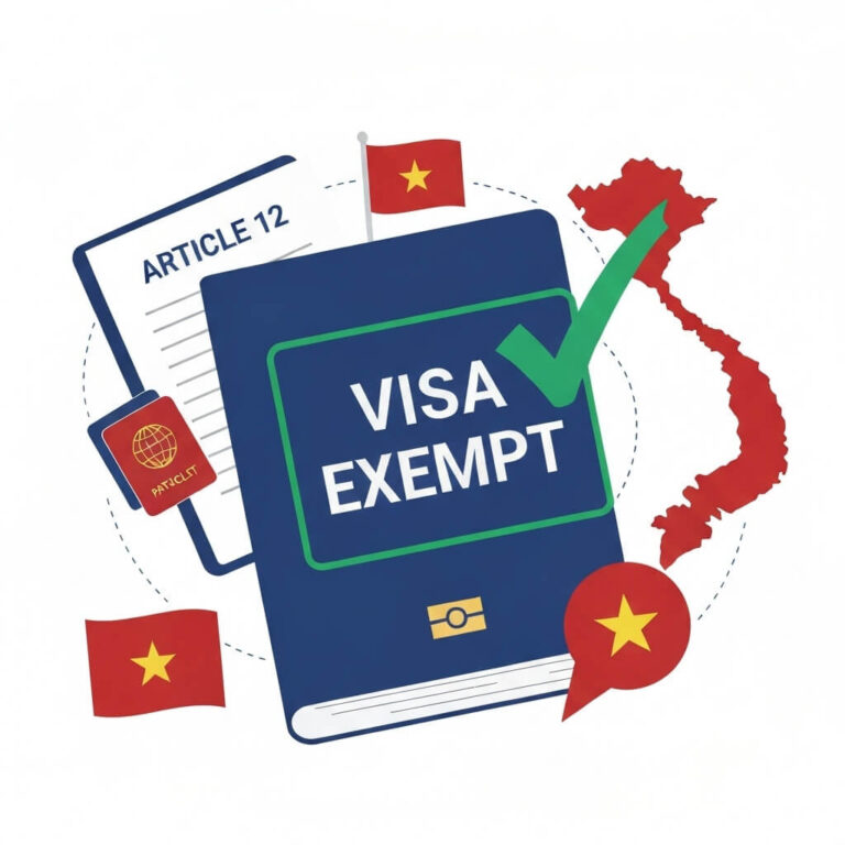 Vietnam Immigration Law (article 12) — Who Is Visa Exempt For Vietnam?