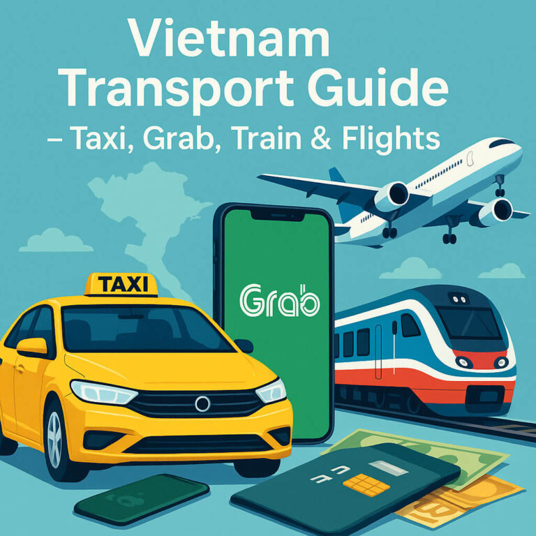 Vietnam Transport Guide – Taxi, Grab, Train & Flights