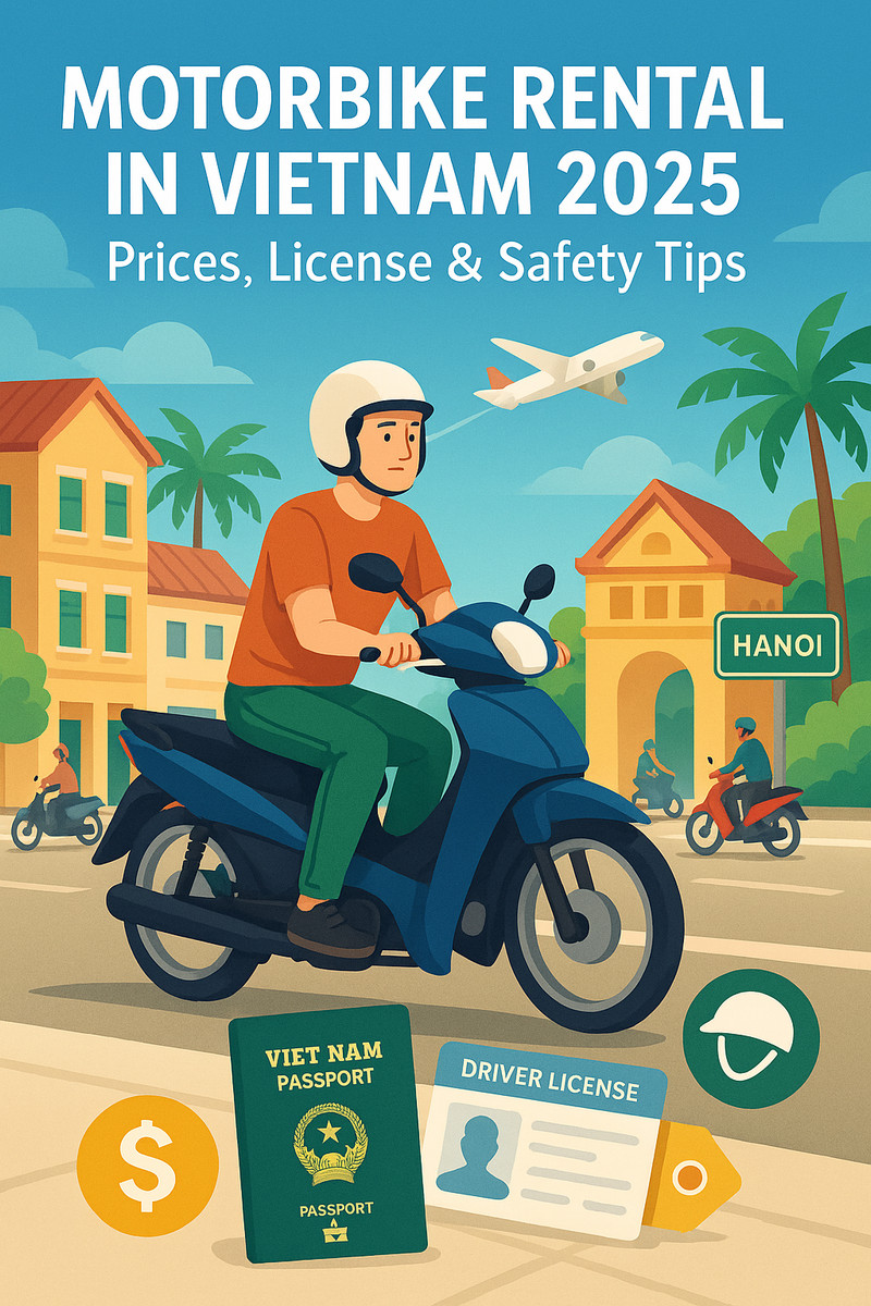 Motorbike Rental in Vietnam 2025 – Prices, License & Safety Tips
