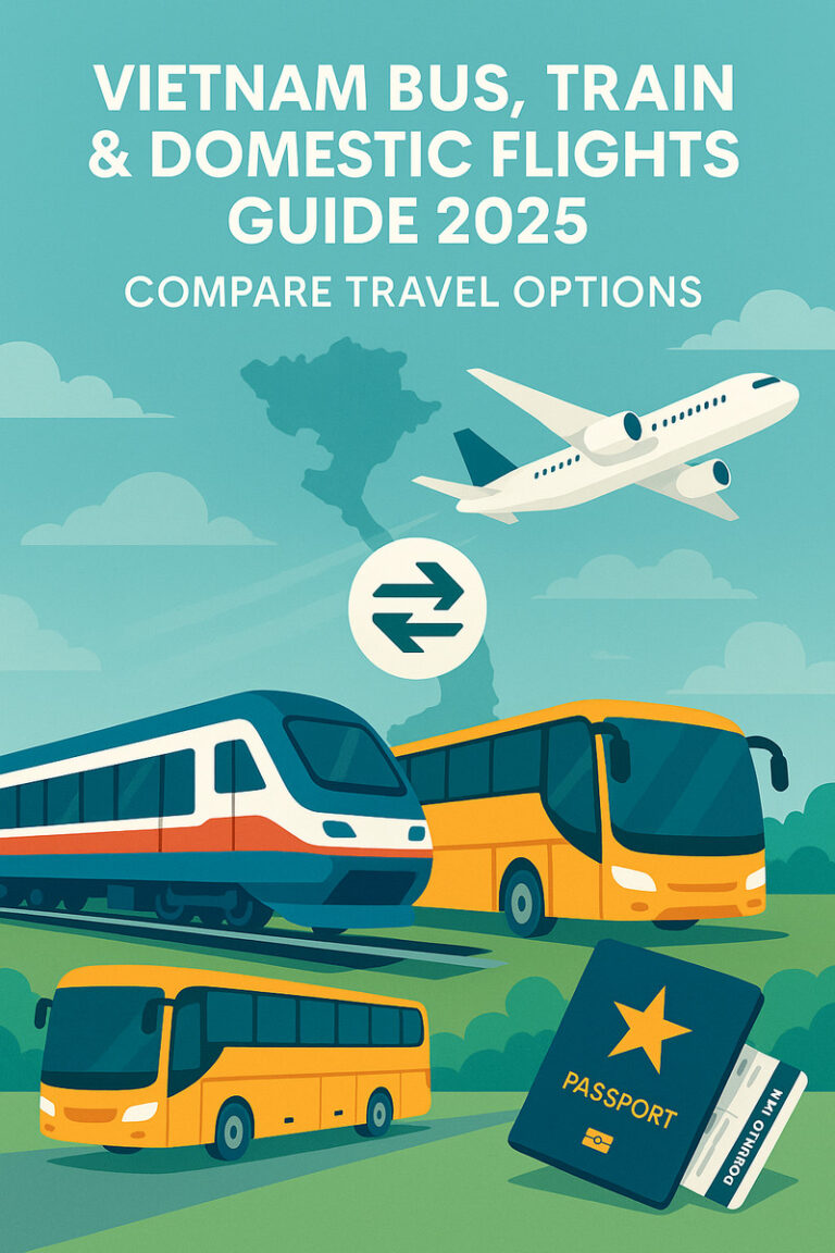Vietnam Bus, Train & Domestic Flights Guide 2025 – Compare Travel Options